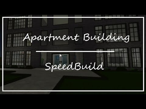 Roblox Welcome To Bloxburg Apartment Building - roblox welcome to bloxburg town of flurora speedbuild part 1