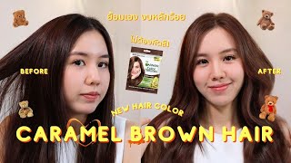 Dye My Hair 🤎 ย้อมสีผมเอง สวยละมุน ไม่กัดไม่ฟอกสีจะติดไหม ft. Garnier Color Naturals | Jib Jannapa