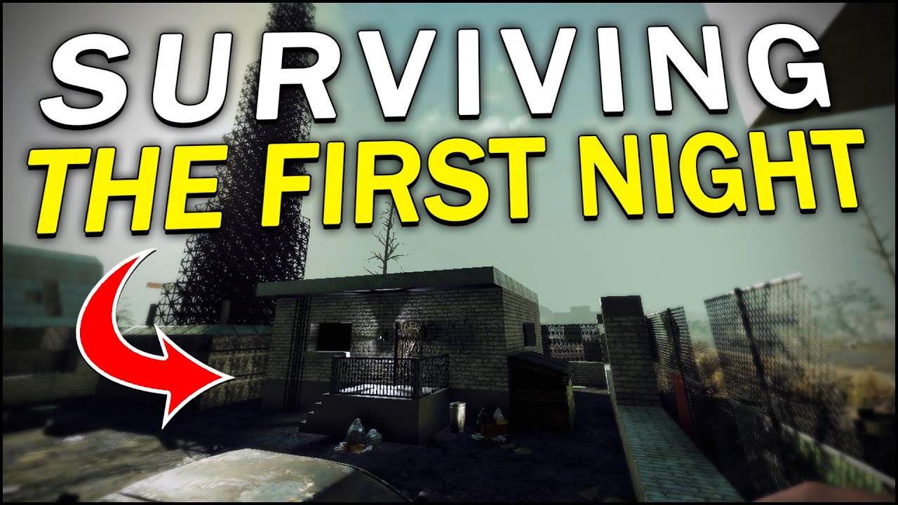 SURVIVING the FIRST NIGHT! - 7 Days to Die #1