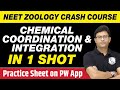 CHEMICAL COORDINATION AND INTEGRATION in One Shot - All Theory, PYQs | Class 12 | NEET