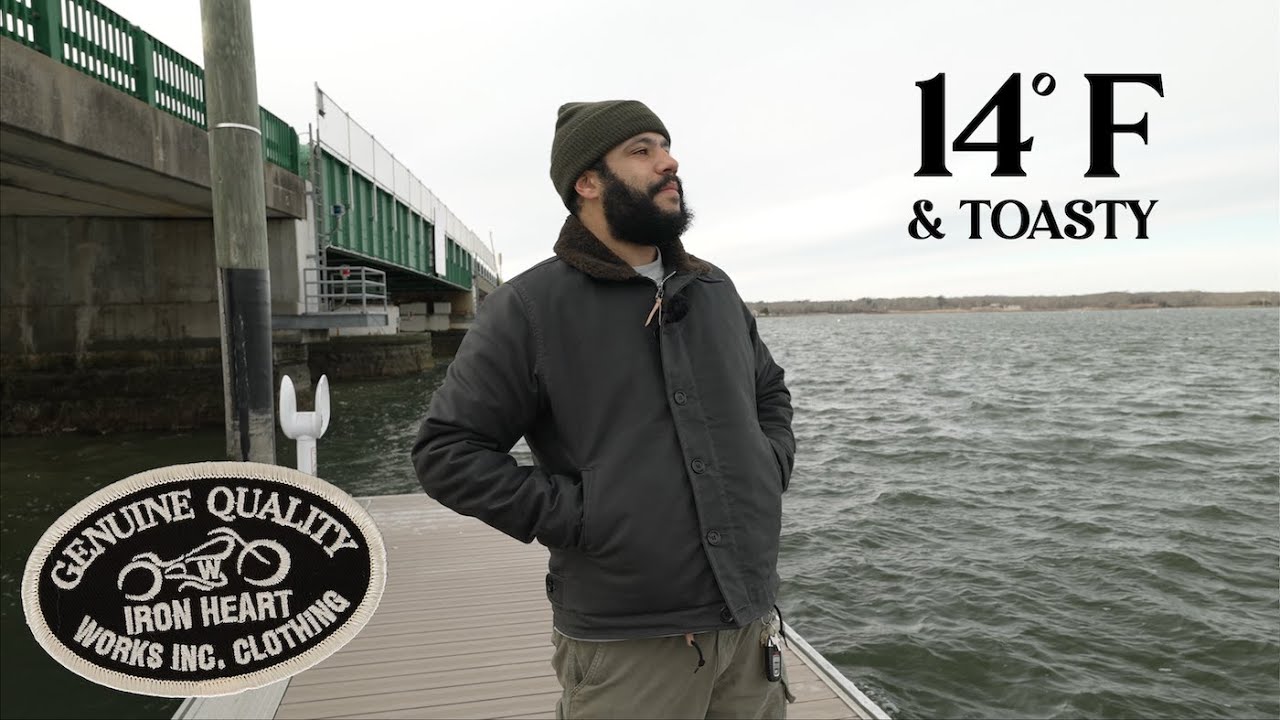 Iron Heart N1 Deck Jacket (Oiled Whipcord) Review - YouTube