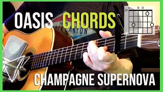 OASIS - Champagne Supernova (GUITAR CHORDS) - Noel Gallagher