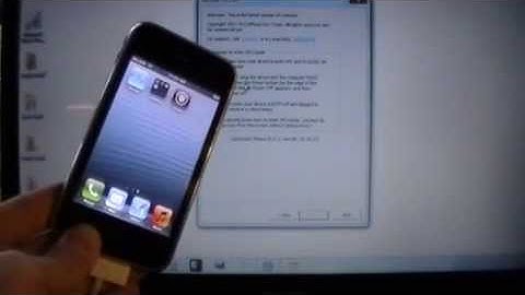 iOS 6.0.1 Tethered Jailbreak for iPhone 4, 3GS and iPod touch 4th generation
