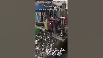 Furniture cabinet door hinge manual assembly tooling