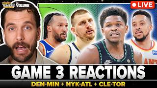 GAME 3 REACTIONS: Timberwolves, Gobert BODY Jokic &amp; Nuggets + McCollum &amp; Hawks beat Brunson &amp; Knicks