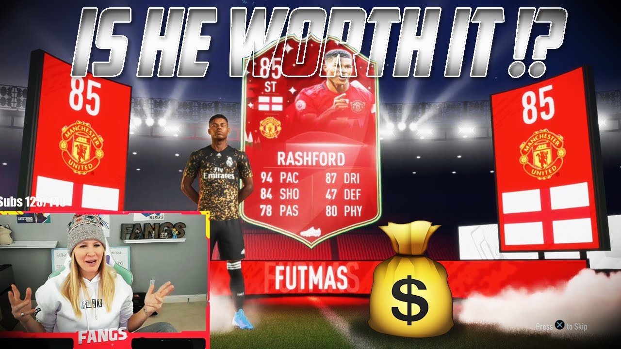 IS HE WORTH IT? FUTMAS 85 RASHFORD SBC!! FIFA 20