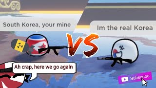 Roblox: Countryballs World RP Experience Part 9 (NORTH AND SOUTH KOREA)