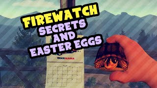 Firewatch - Secrets and Easter Eggs - Turtles, Pork Pond, Raccoons and more!