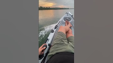 EV 60lb brushless motor #kayak #fishing #bassfishing #malaysia