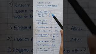 How much to capital reserve?! Forfeiture and Reissue of Shares. #companyaccounts #plustwoaccountancy Net Worth
