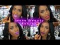 Imanebeauty Matte lipsticks Review and Lip swatches