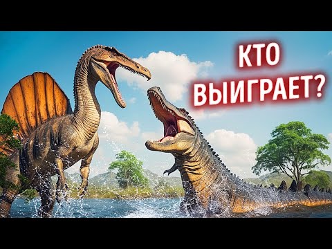 Кто был бы главным в воде  Спинозавр или Пурусзавр?