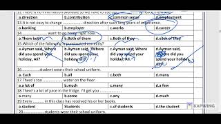 final revision lecture 4 test on unit 8&9