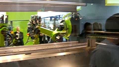 Euroblech 2008 - bending machine and robotic arms
