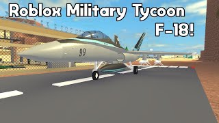 Roblox Military Tycoon F-18 Event