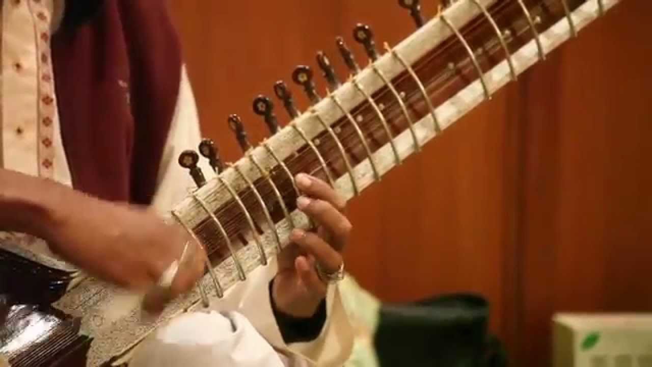 Hands Playing Sitar India Stock Video YouTube
