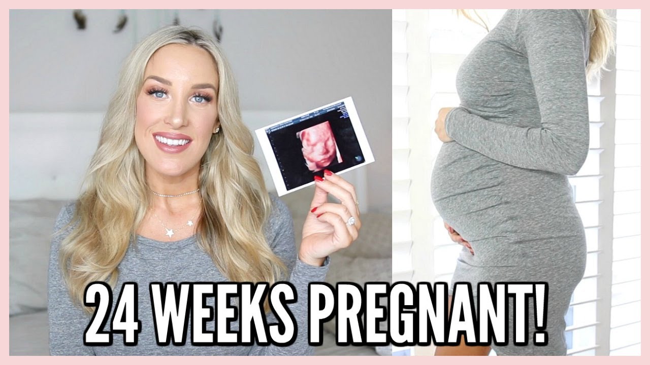 24 WEEK PREGNANCY UPDATE! ULTRASOUNDS, SYMPTOMS, MORE! | OLIVIA ZAPO