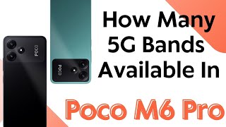 POCO M6 Pro 5G Bands