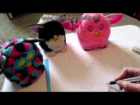 Video: Kako Crtati Furby