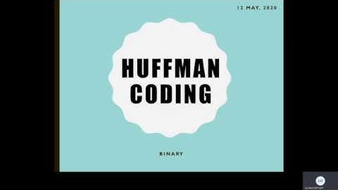 GCSE Computer Science - Huffman Coding