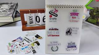 Express Yourself in Italian! 🇮🇹 Durable & Waterproof Vinyl Phrase Stickers