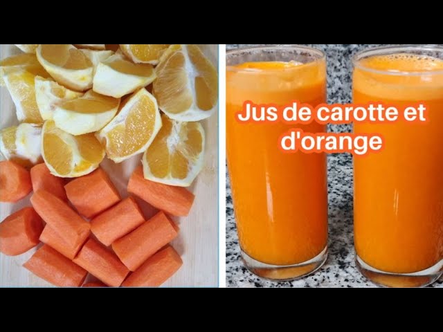 Jus orange carotte facile et rapide : découvrez les recettes de Cuisine  Actuelle