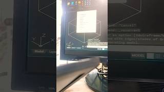Cube in AutoCAD 3D design Let's learn together, grow together 😉 #cad #learncad #cadlearning #shorts
