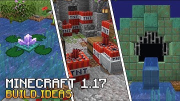 Minecraft 1.17 Build Ideas, Tips and Tricks [Caves & Cliffs Snapshot Build Hacks]