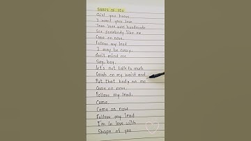 Thumbnail of Shape of You 🌼 ~ Ed Sheeran #songlyrics