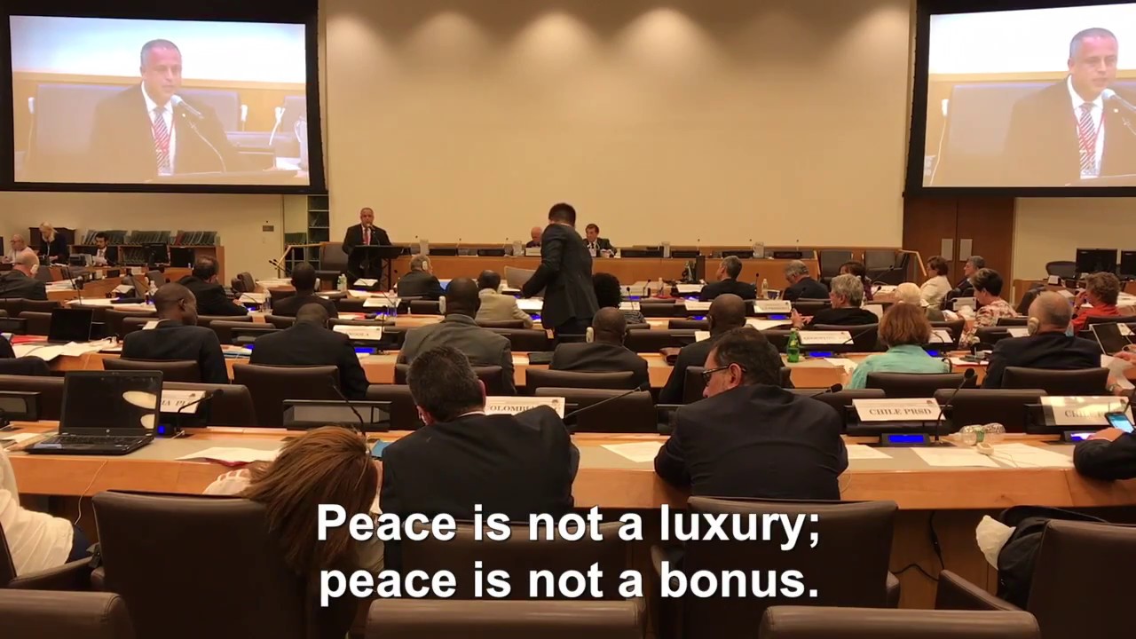 MK Hilik Bar speaks at UN on his Peace plan, Avi Gabbay and the new hopes for Labor and peace