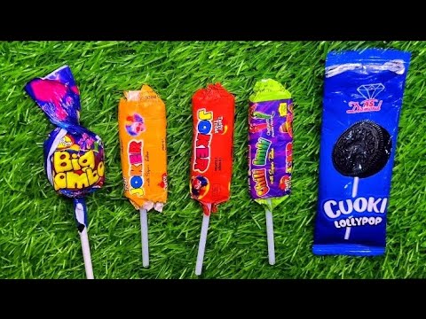 Satisfying Asmr Rainbow Candy Lollipops and Double ChupaChups Unboxing Video