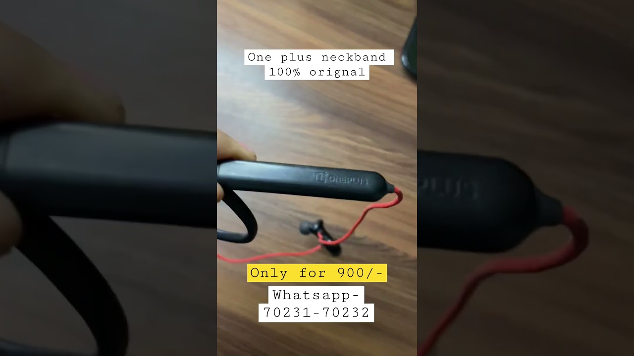 One plus z neckband 😍..