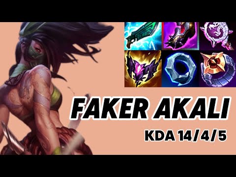 【Faker Akali】OB View — Akali Challenger Gameplay - Akali Guide - YouTube