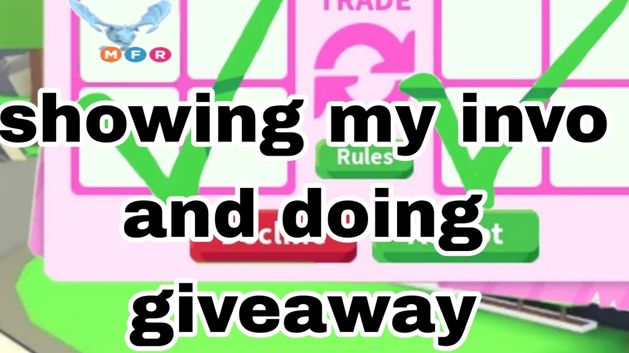 showing you my adoptme invo - YouTube