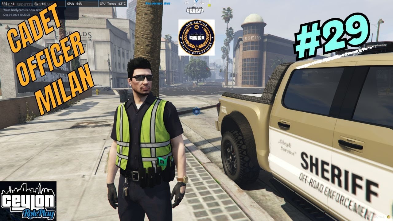 Gta V Ceylon Roleplay RP Gameplay Officer Milan #29 #gtaceylonrp #gta # ...