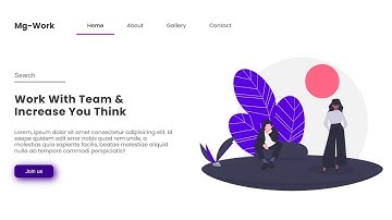 How to create a static web page using CSS and HTML | Mg Coding Fun