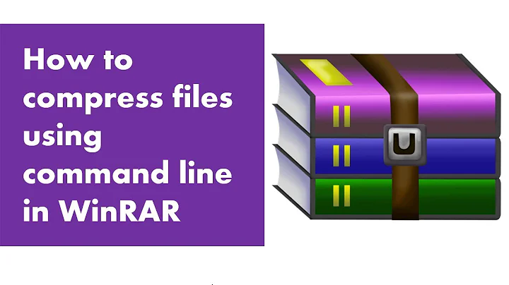 How to compress files using command line in WinRAR? | WinRAR