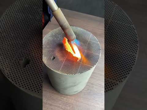 Как ведет себя сажевый фильтр при больших температурах. Показываем наглядно.