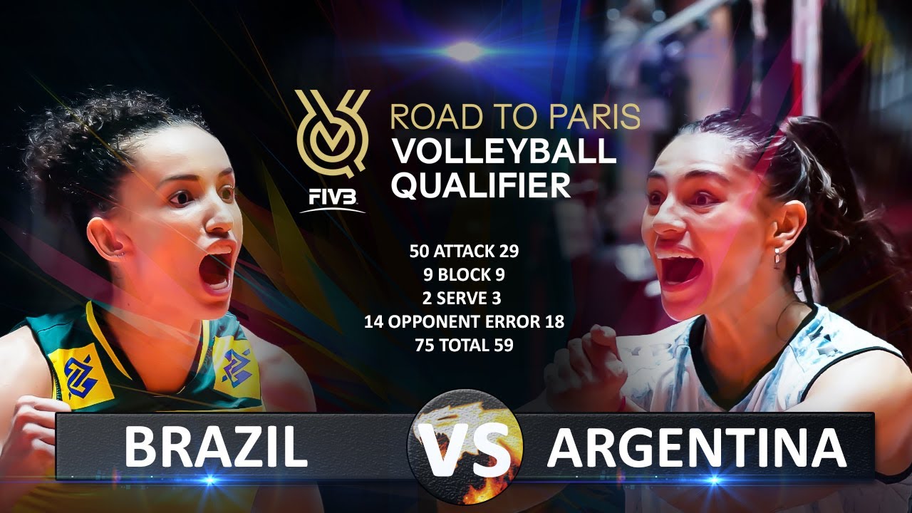 Brazil vs Argentina Women's OQT 2023 YouTube