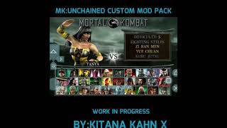 Mortal Kombat Unchained PSP MOD Pack By Me:) #WIP #mk #mku #kitana #short