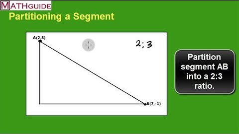 Partitioning a Segment