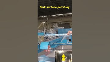 Semi automatic polishing machine for steel commercial sink #polishingmachine #grindingmachine