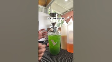 Lemon tea 🍋🍸#shortvideo #shortsviral #coffee #lemontea