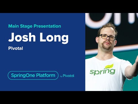 Josh Long at SpringOne Platform 2019