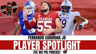 Offensive Tackle Fernando Carmona Joins the Wu Pig Podcast!