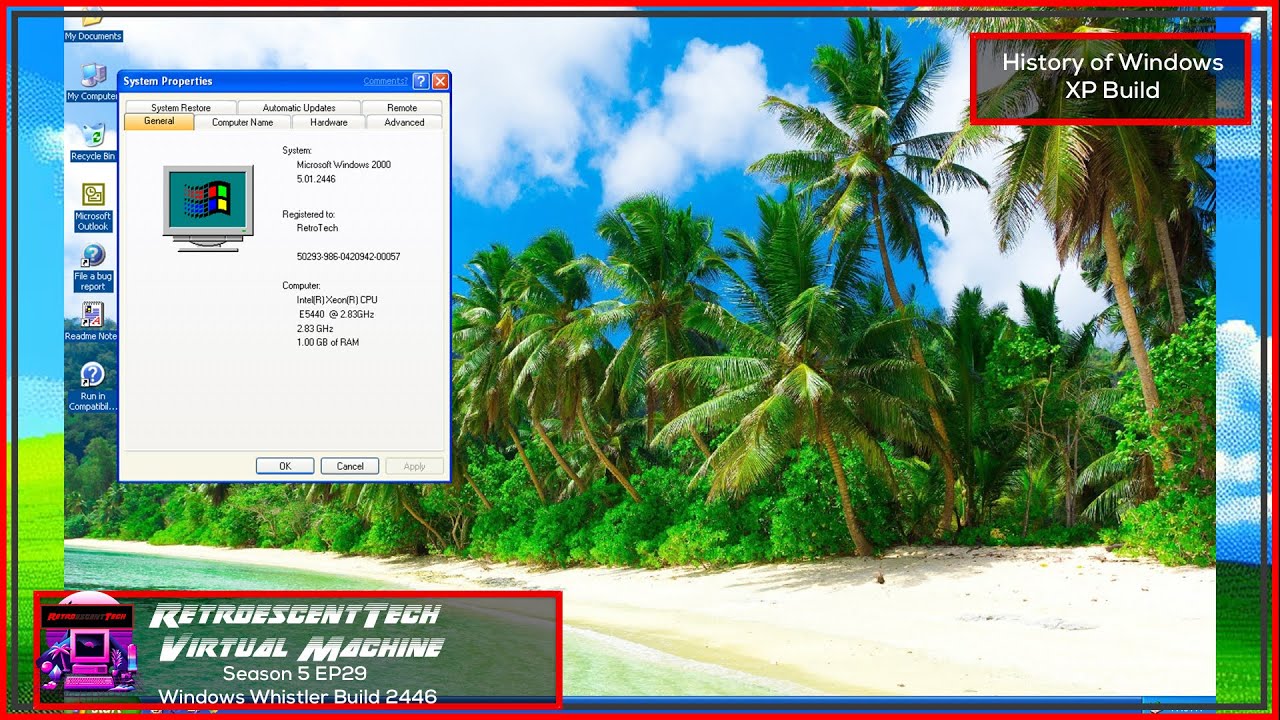 RetroescentTech VM Series Season 5 EP29 - Windows Whistler Build 2446 ...