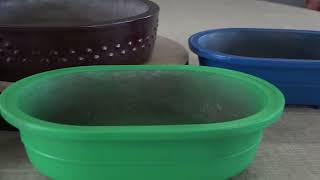 Painted Mica Pot  9 26