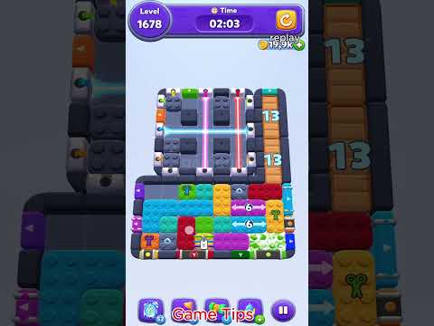 Color Block Jam level 1678 Solution Walkthroug