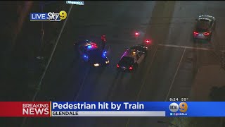 Pedestrian Fatally Hit By Train In Glendale