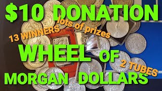 13 WINNER $10 DONATION WHEEL